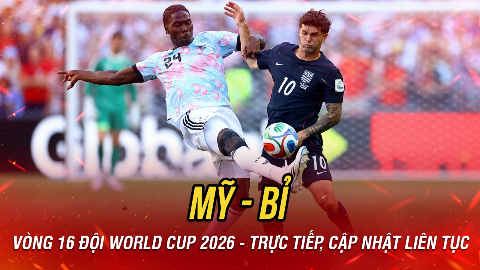 Trực tiếp Mỹ 0-1 Bỉ: De Ketelaere sớm ghi bàn mở tỷ số
